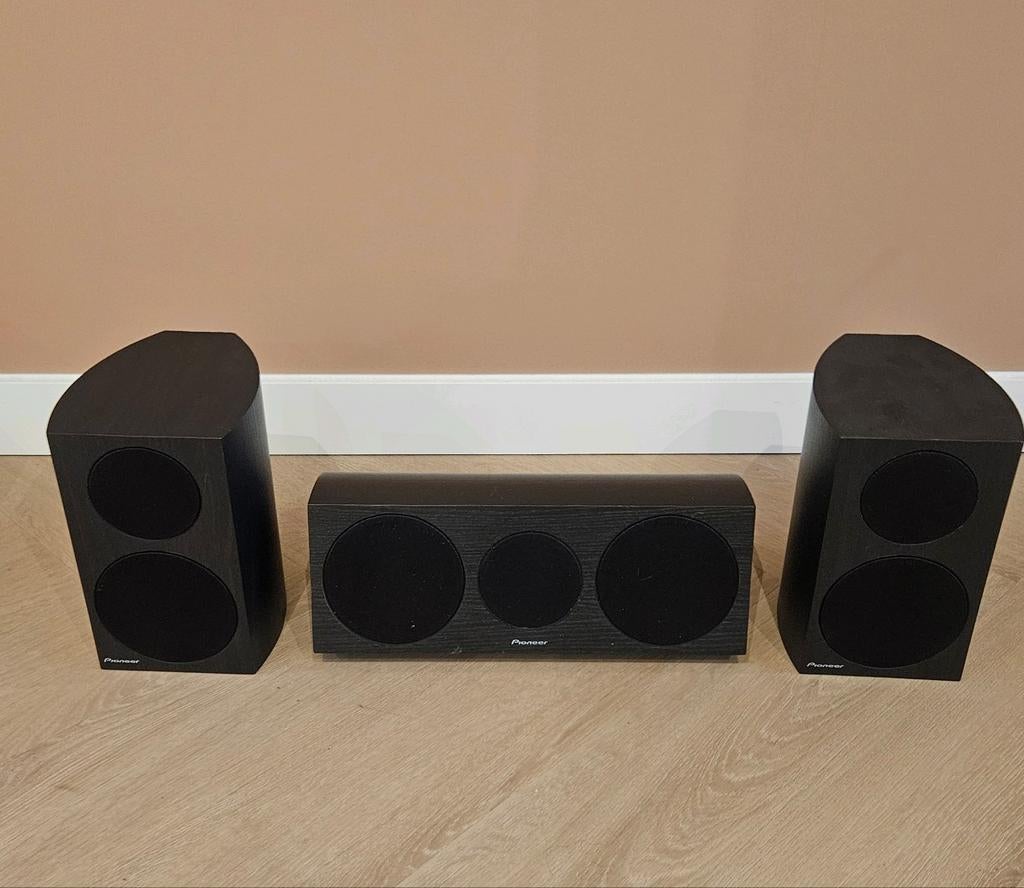 Pioneer Pioneer S31-C-K en S31B-LR-K, Ophalen of Verzenden, Front, Rear of Stereo speakers, Overige merken