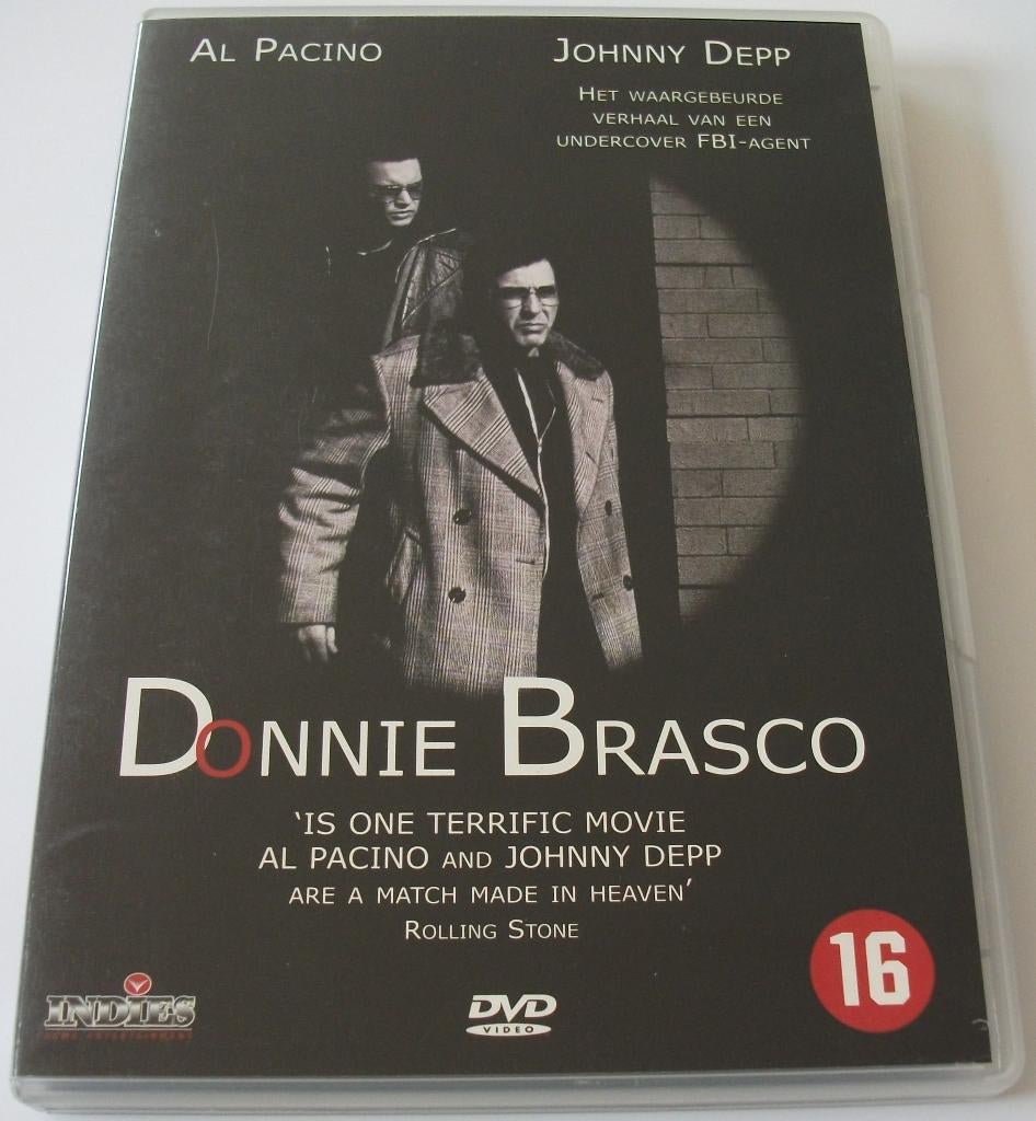 Dvd *** DONNIE BRASCO *** Based on the true story, Vanaf 16 jaar, Ophalen of Verzenden, Zo goed als nieuw, Maffia en Misdaad