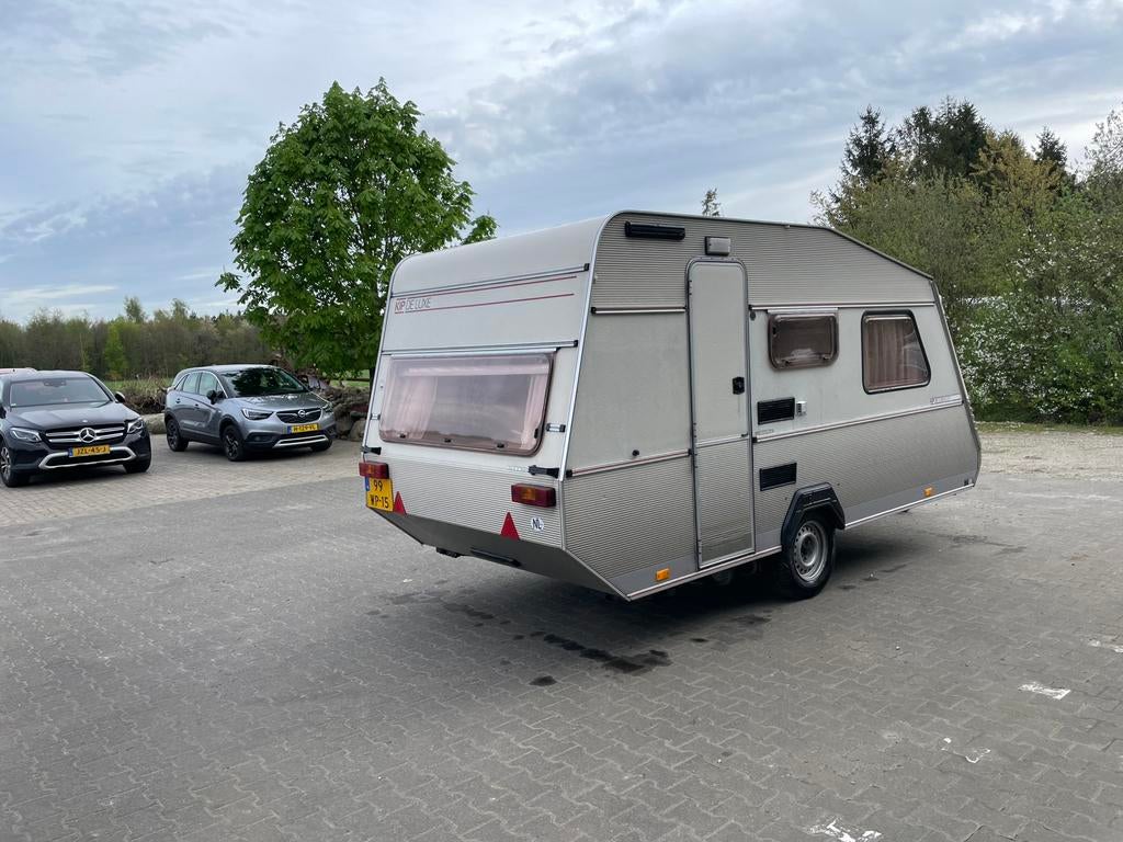 Kip de luxe 4 personen, Caravans en Kamperen, Standaardzit, Particulier, Tot en met 4, Hefbed