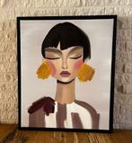 Schilderij - Carla van Iersel Stijl werk aan de muur, Antiek en Kunst, Ophalen of Verzenden