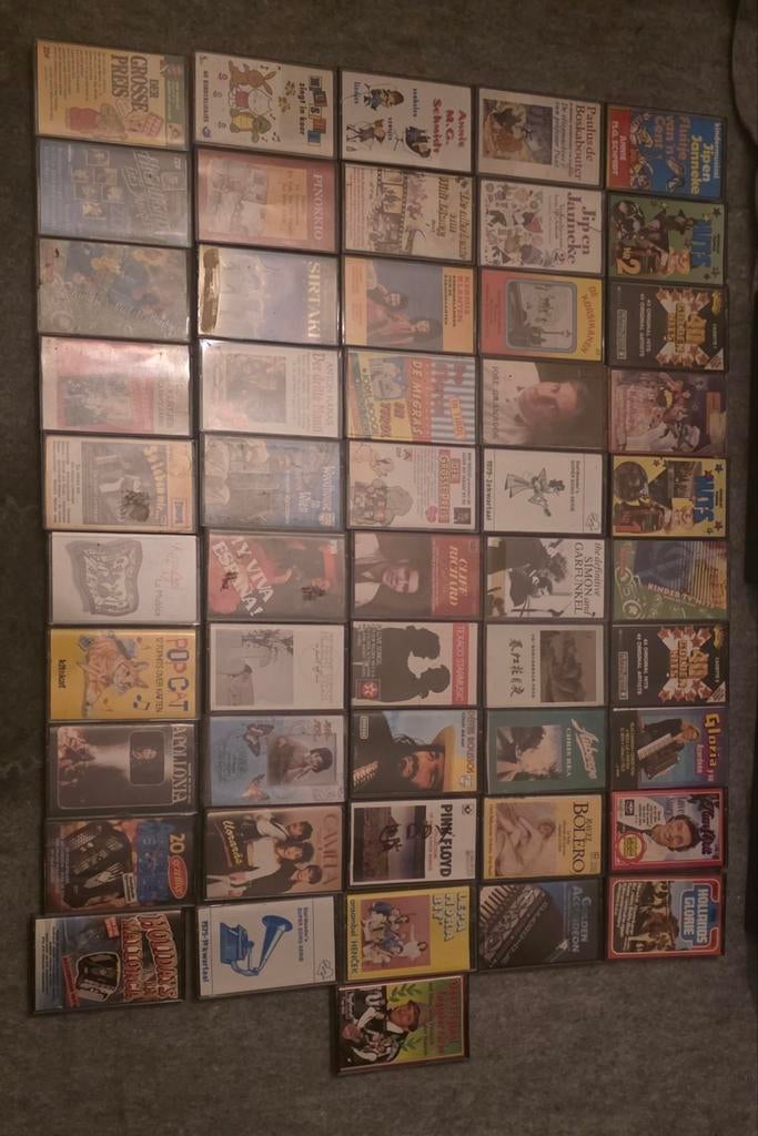 Grote partij diverse cassettebandjes, Gebruikt, Ophalen of Verzenden, Voorbespeeld, Pop
