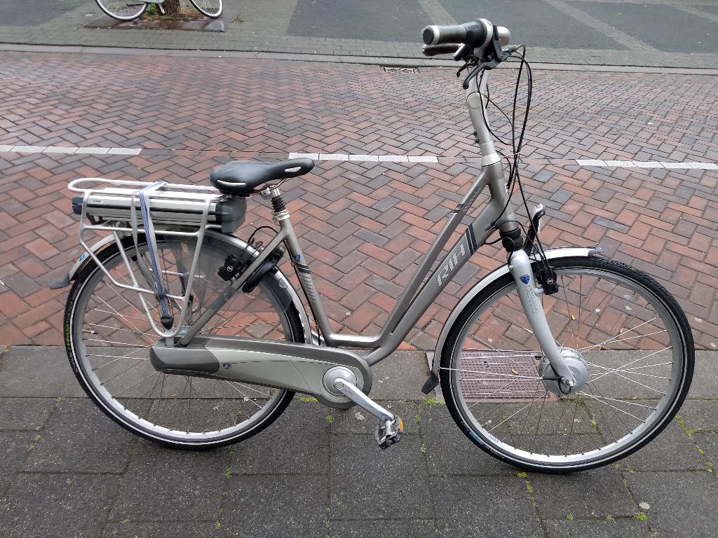 RIH Omega d49 elektrische damesfiets, Fietsen en Brommers, Gebruikt, -, Velgrem, 47 tot 50 cm