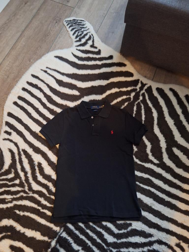 Polo Ralph Lauren zwart kindermaat L (14-16) mt 164 ZGAN!, Ophalen of Verzenden, Zo goed als nieuw, Shirt of Longsleeve, Jongen
