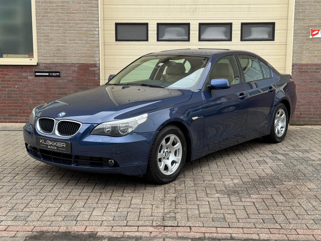 BMW 5-serie 530i Executive 1E EIG Navi PDC Memory APK 05-202, Auto's, BMW, Automaat, Achterwielaandrijving, Gebruikt, Beige
