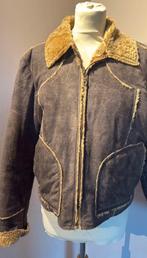 Vintage Eddy's Jas met Bontkraag maat m, Ophalen of Verzenden, Zo goed als nieuw, Maat 38/40 (M), Bruin