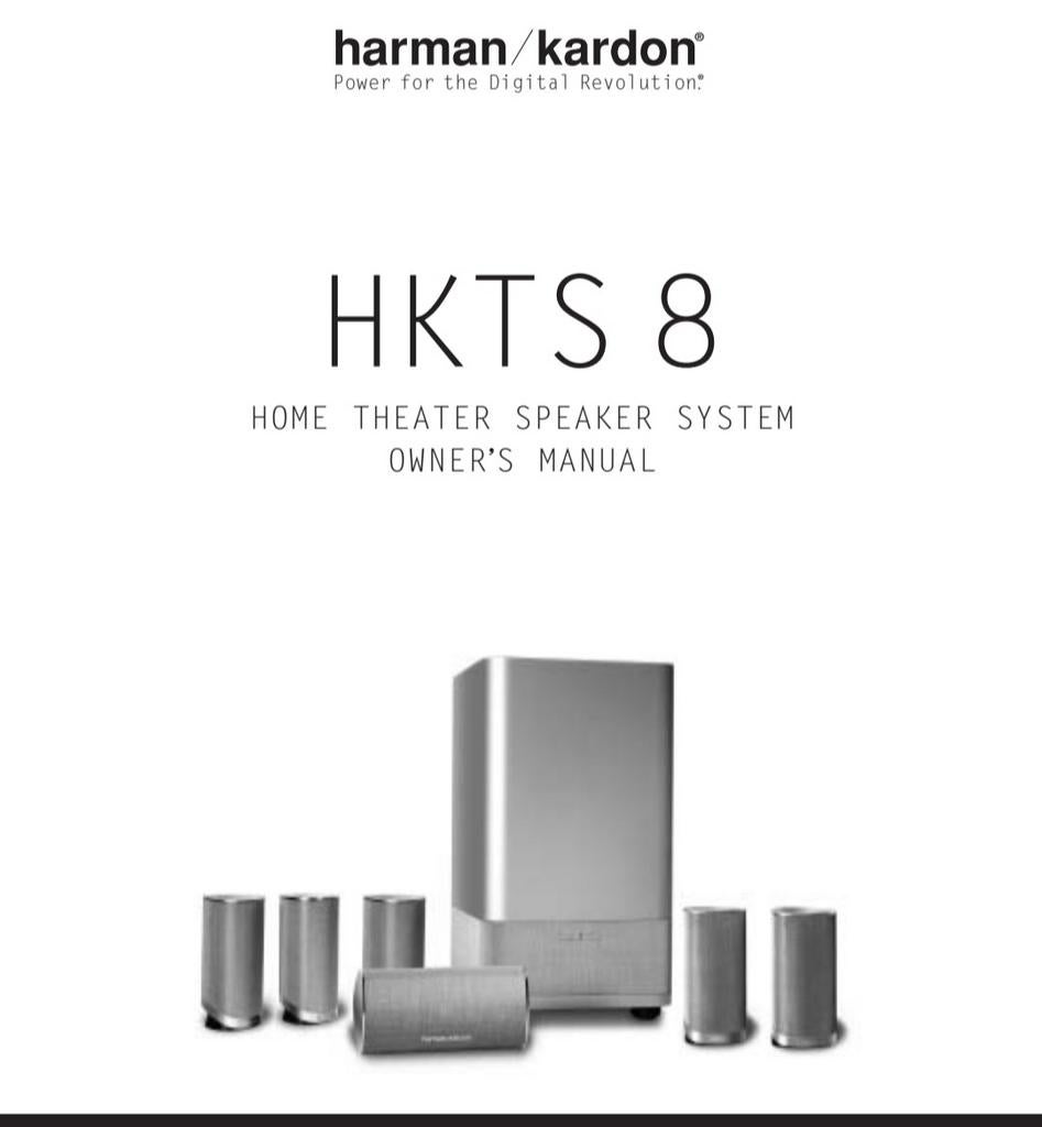 Harman Kardon HKTS 8 Home Theater Speaker System, Audio, Tv en Foto, Home Cinema-sets, Gebruikt, 70 watt of meer, 5.1-systeem