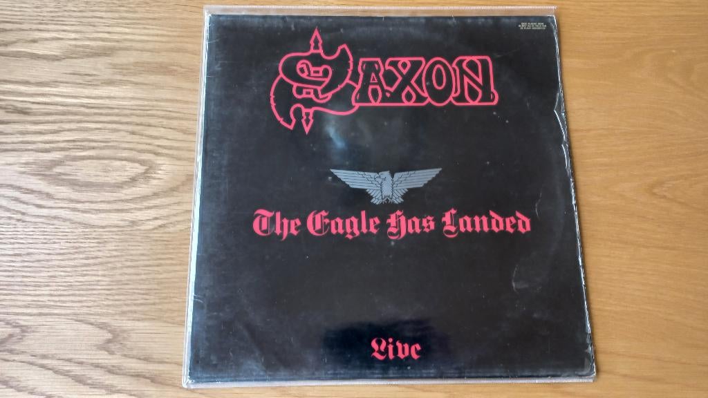 saxon          the eagle has landed   live, Cd's en Dvd's, Ophalen of Verzenden, Zo goed als nieuw, 12 inch, Poprock