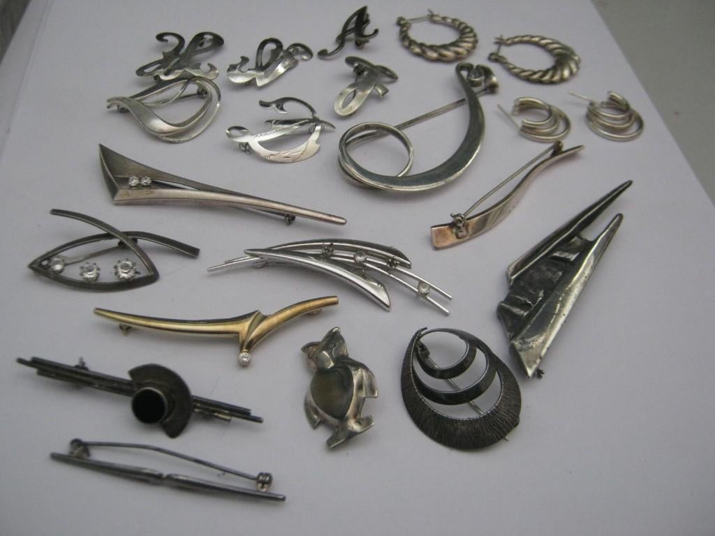 sieraden zilver, Sieraden, Tassen en Uiterlijk, Antieke sieraden, Verzenden, Zilver, Broche