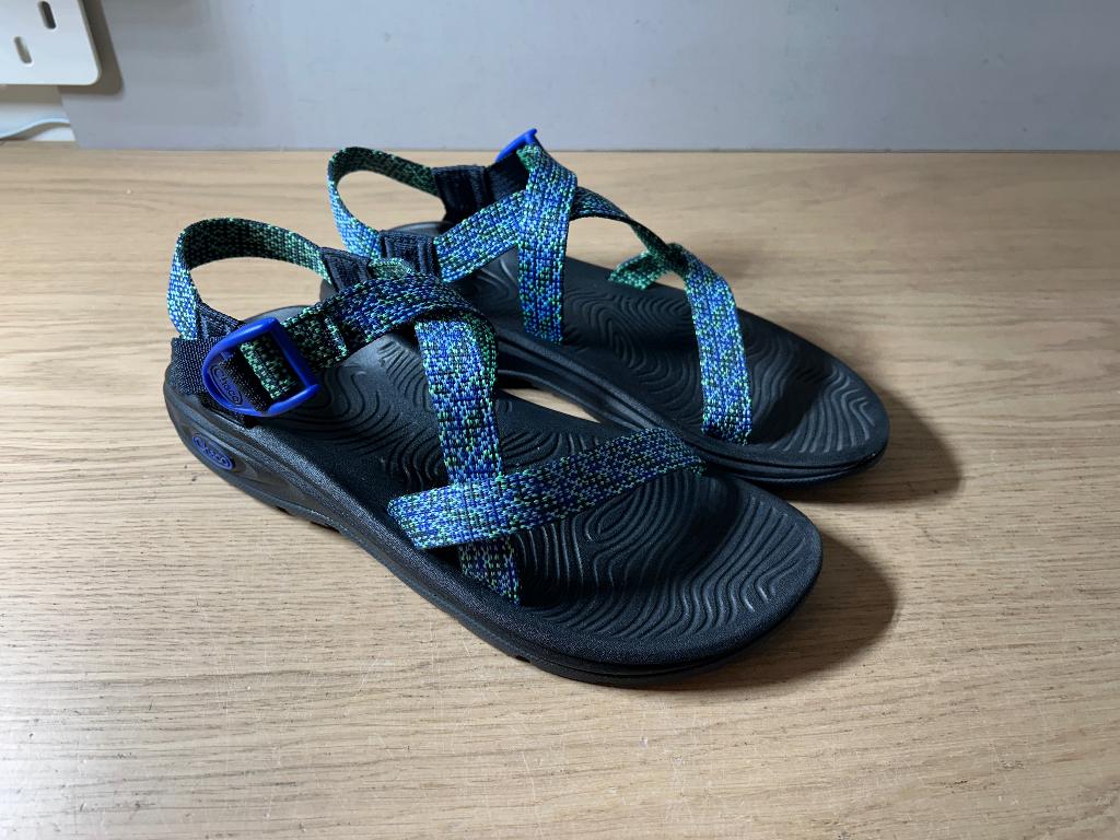 Chaco Sandalen Blauw Maat 40, Blauw, Chaco, Zo goed als nieuw, Sandalen of Muiltjes