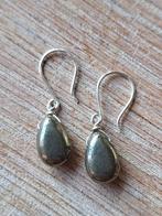 handgemaakte oorbellen echt zilver en piriet, Hangers, Overige kleuren, Verzenden, Nieuw