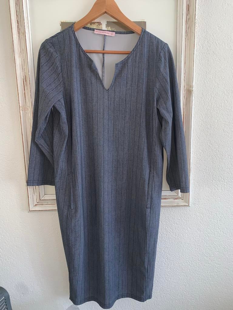 Studio Anneloes Kreukloze Jurk Maat L Nieuw, Ophalen of Verzenden, Nieuw, Maat 42/44 (L), Grijs