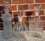 Set van 3 Vintage Glazen Karaften, Ophalen of Verzenden