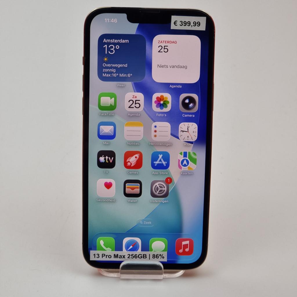 iPhone 13 Pro Max 256GB Goud | Nette staat, Apple, Zo goed als nieuw, Support@apple.com, One Apple Park Way
Cupertino, CA 95014
United States