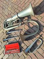 Te Koop : Gebruikte blaasinstrumenten / Decoratie, Muziek en Instrumenten, Blaasinstrumenten | Overige, Ophalen, Gebruikt, Koperblazer