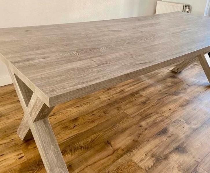 Mooie Eettafel, Huis en Inrichting, Tafels | Eettafels, Gebruikt, 50 tot 100 cm, 200 cm of meer, Vijf personen of meer, Rechthoekig