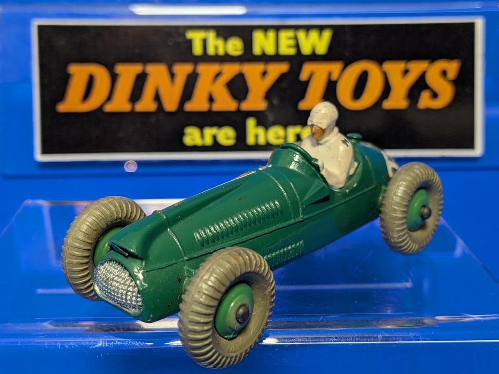 Dinky Toys England #23g Cooper Bristol Race Wagen 1953, Ophalen of Verzenden, Gebruikt, Auto, Dinky Toys