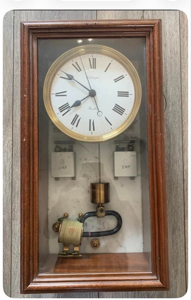 Brillié moederklok PTT - Jaren 40/50 werkend, Antiek en Kunst, Antiek | Klokken, Ophalen