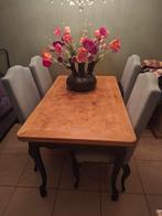 Eethoek met 6 kasteel barok stoelen, Ophalen, Rechthoekig, 200 cm of meer, 50 tot 100 cm