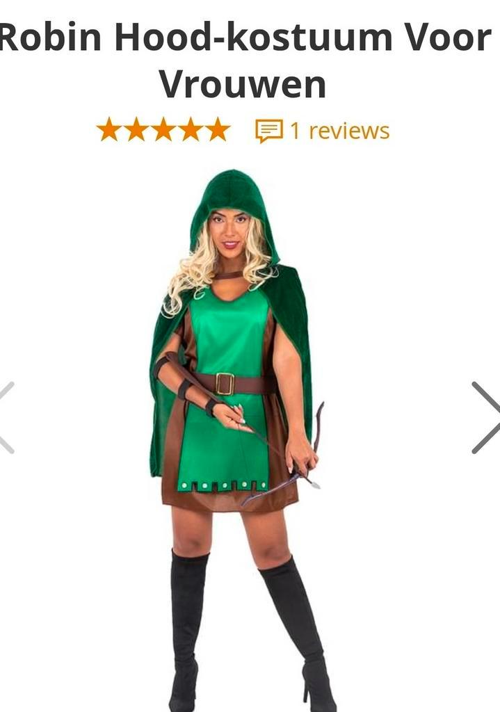 Robin Hood kostuum voor dames - Maat M, Kleding | Dames, Carnavalskleding en Feestkleding, Zo goed als nieuw, Carnaval, Ophalen of Verzenden