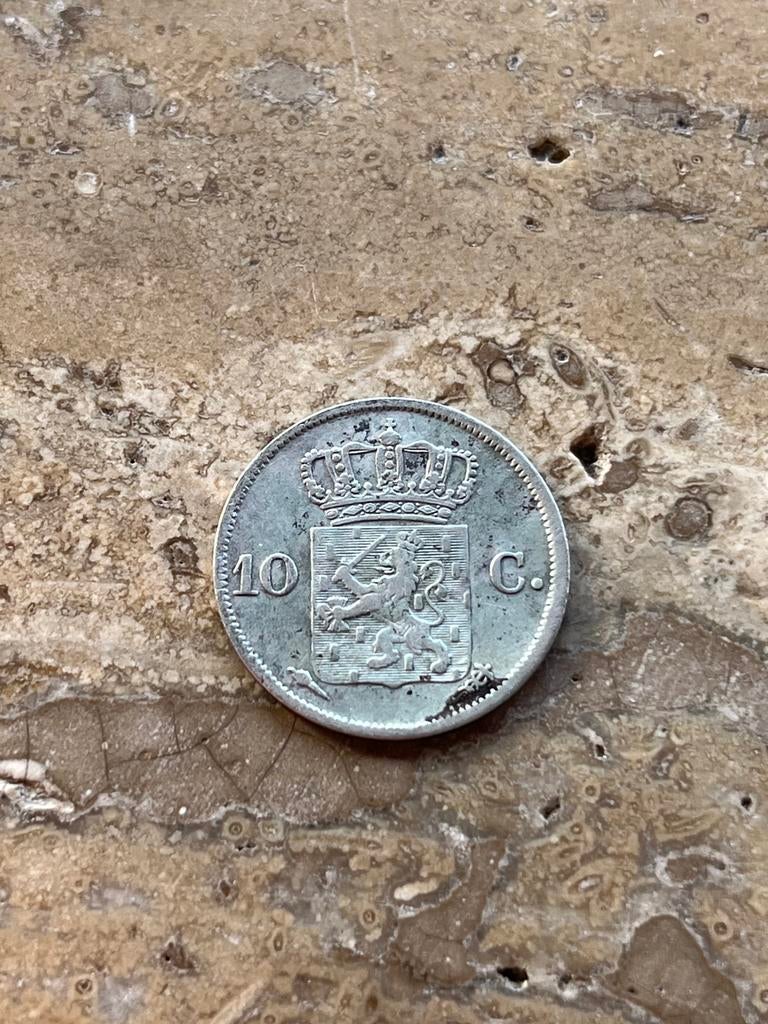 10 cent 1828 Willem I, mooie kwaliteit, Zilver, Ophalen of Verzenden, 10 cent, Koning Willem I