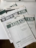 6 handleidingen TEAC, Verzenden, Gelezen