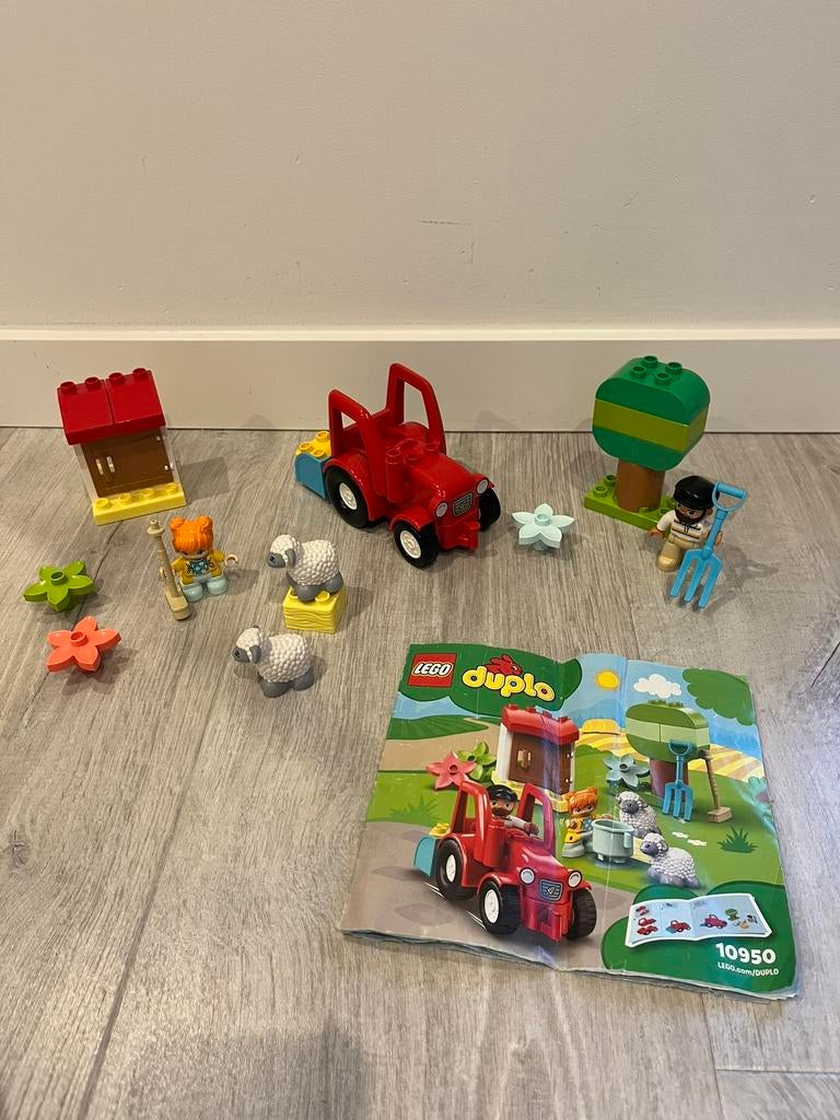 Duplo tractor, Ophalen, Zo goed als nieuw, Duplo
