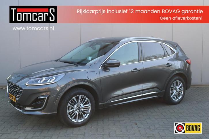 Ford Kuga 2.5 PHEV Vignale Trekhaak/Open-dak/Memory-stoel/Ke, Auto's, Ford, Bedrijf, Te koop, Kuga, 360° camera, ABS, Achteruitrijcamera