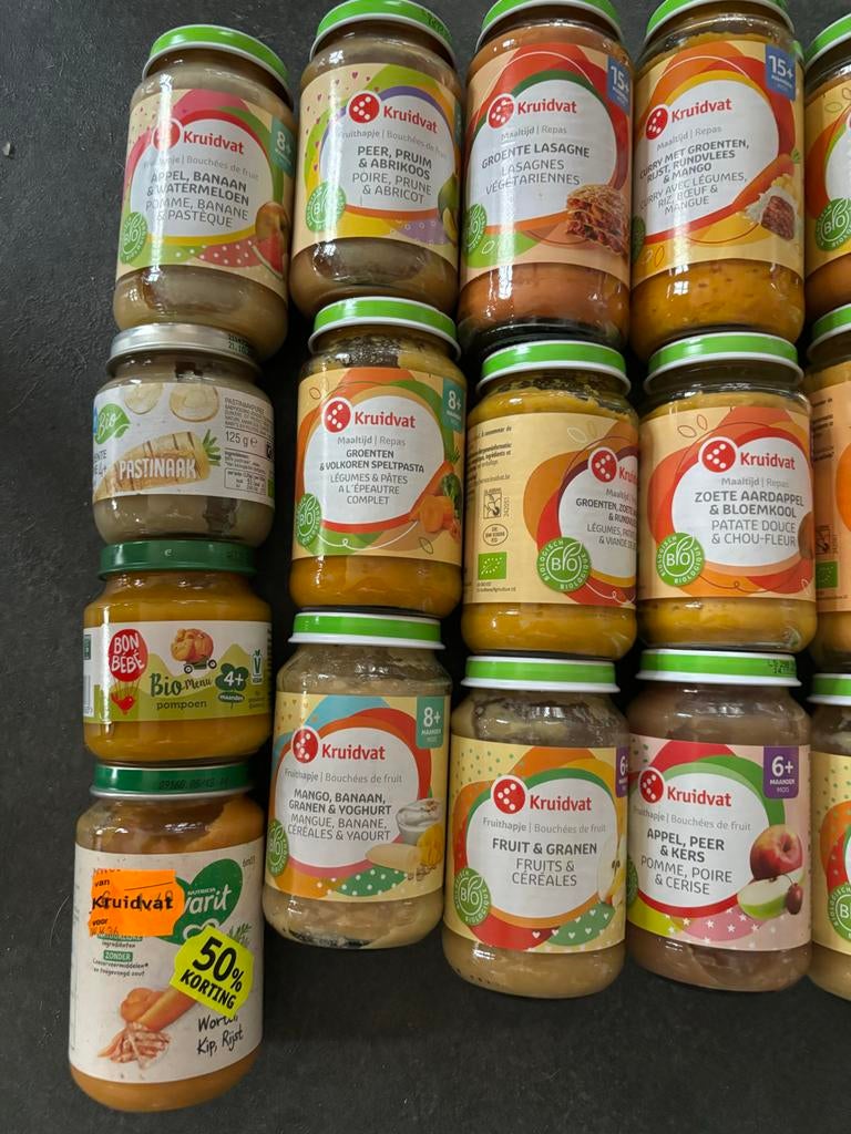 Babyvoeding potjes - geldig tot 11/2026 meer dan 80, Ophalen, Nieuw, Overige typen