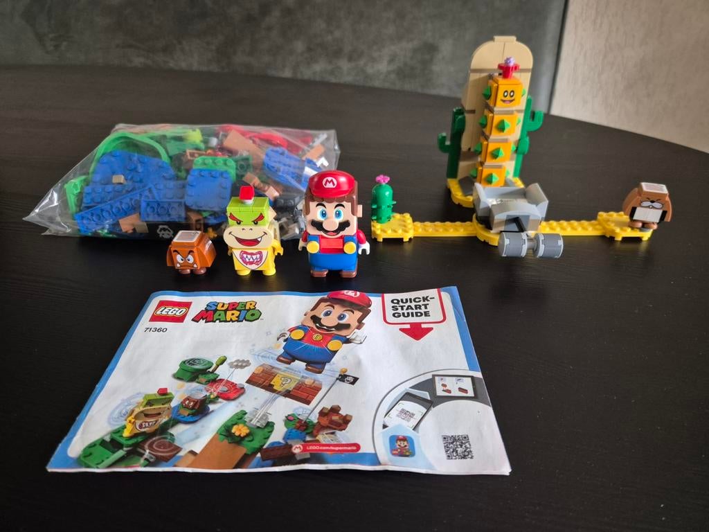 Lego Super Mario Starterbaan 71360 en desertpokey, Ophalen of Verzenden, Zo goed als nieuw