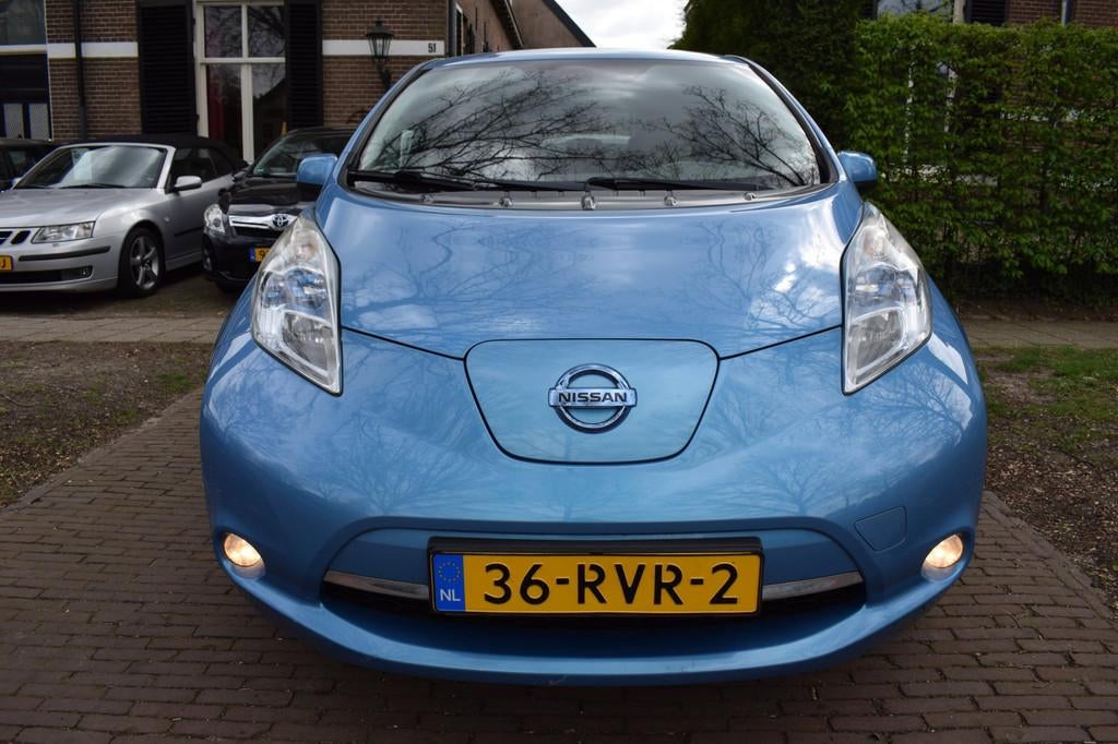 Nissan LEAF Base 24 kWh, Auto's, Nissan, Gebruikt, 199 km, Blauw, Origineel Nederlands