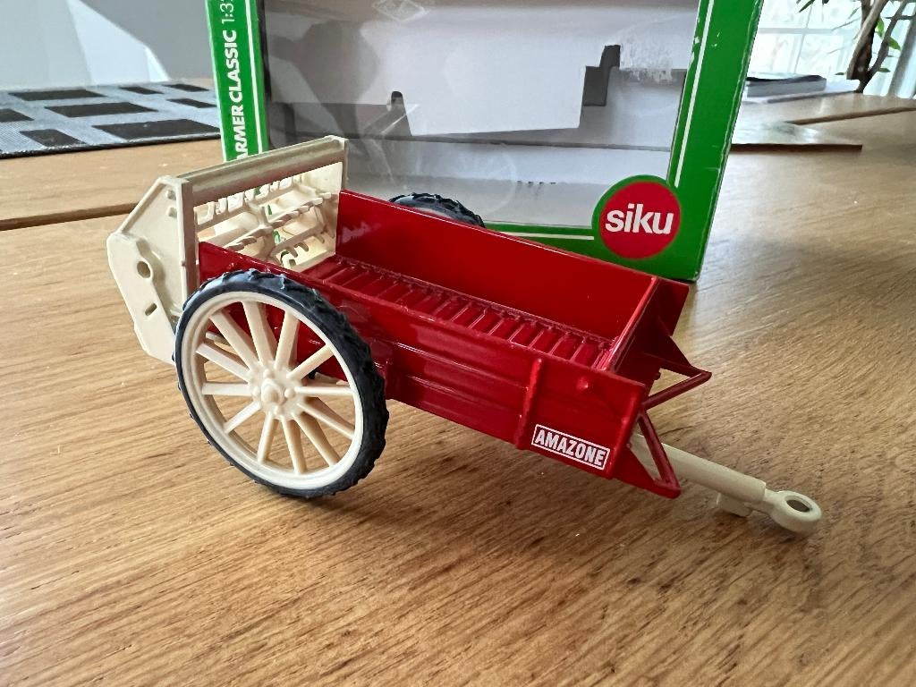 Siku 3486 Amazone meststrooier Farmer Classic Als NIEUW, Ophalen of Verzenden, Zo goed als nieuw, Tractor of Landbouw, SIKU