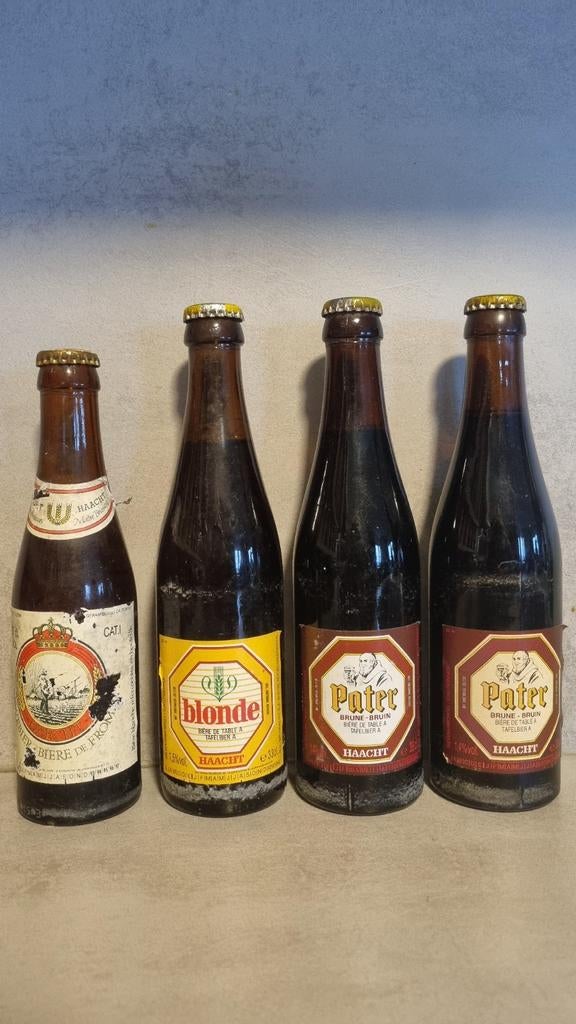 Haacht, Boortmeerbeek: Tarwebier, Blonde & Pater Tafelbier, Ophalen of Verzenden, Zo goed als nieuw, Glas of Glazen, Overige merken