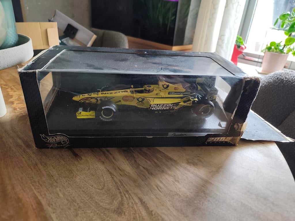 Hot Wheels Racing Jordan F1 Modelauto - Buzzin' Hornets, Gebruikt, 1:50 of kleiner, Auto, Ophalen