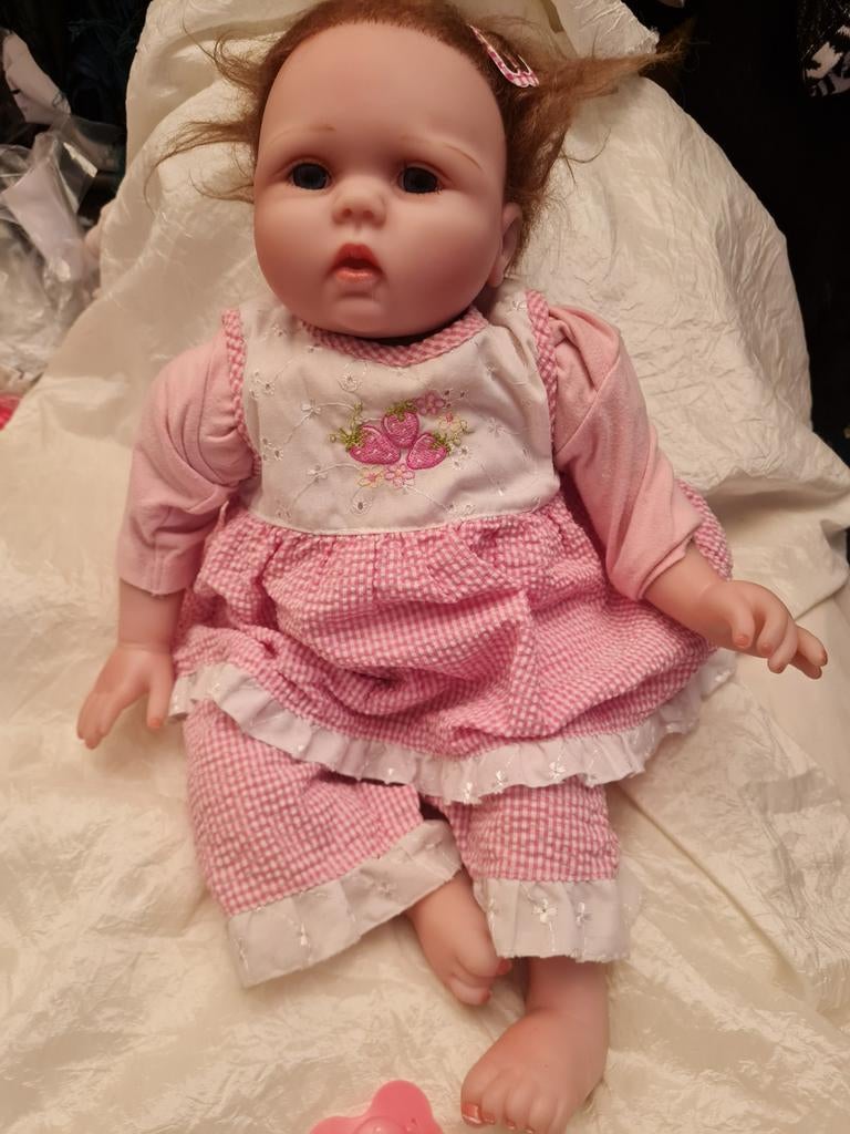 Mooie levensechte reborn babypop, zgan, 50cm, Ophalen of Verzenden