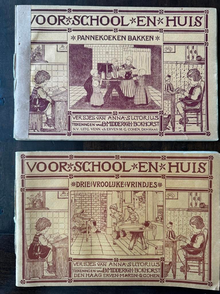 Voor School en Huis: Pannekoeken Bakken & Drie Vrolijke Vrin, Boeken, Ophalen of Verzenden, Gelezen, Fictie algemeen