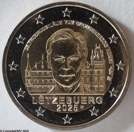 Luxemburg bijzondere 2 euromunten UNC 2004 - 2025, Ophalen of Verzenden, Luxemburg, 2 euro, Losse munt