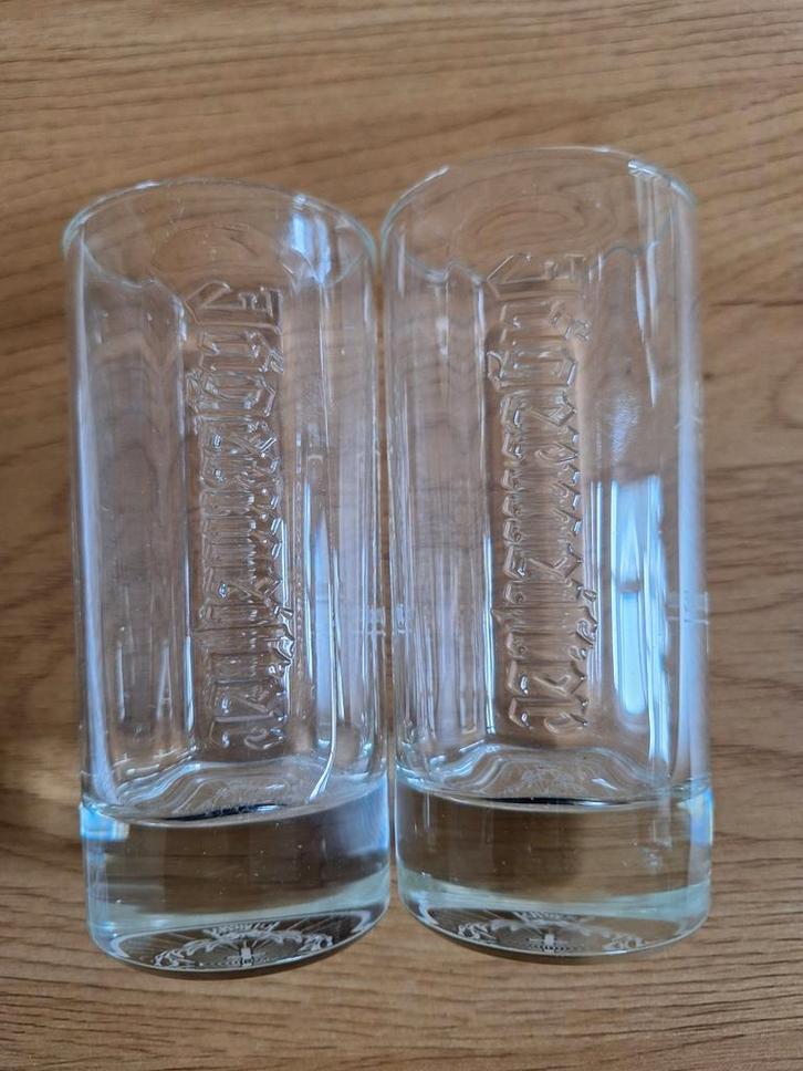 2 hoge Jägermeister glazen, Verzamelen, Merken en Reclamevoorwerpen, Gebruiksvoorwerp, Ophalen of Verzenden