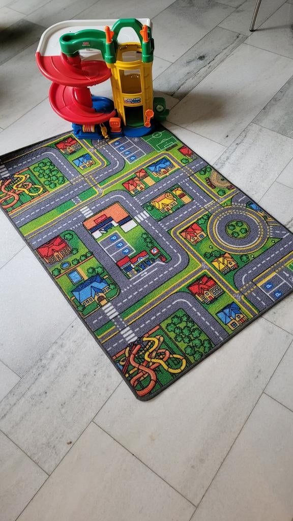 Speelkleed met fisher Price garage, Ophalen