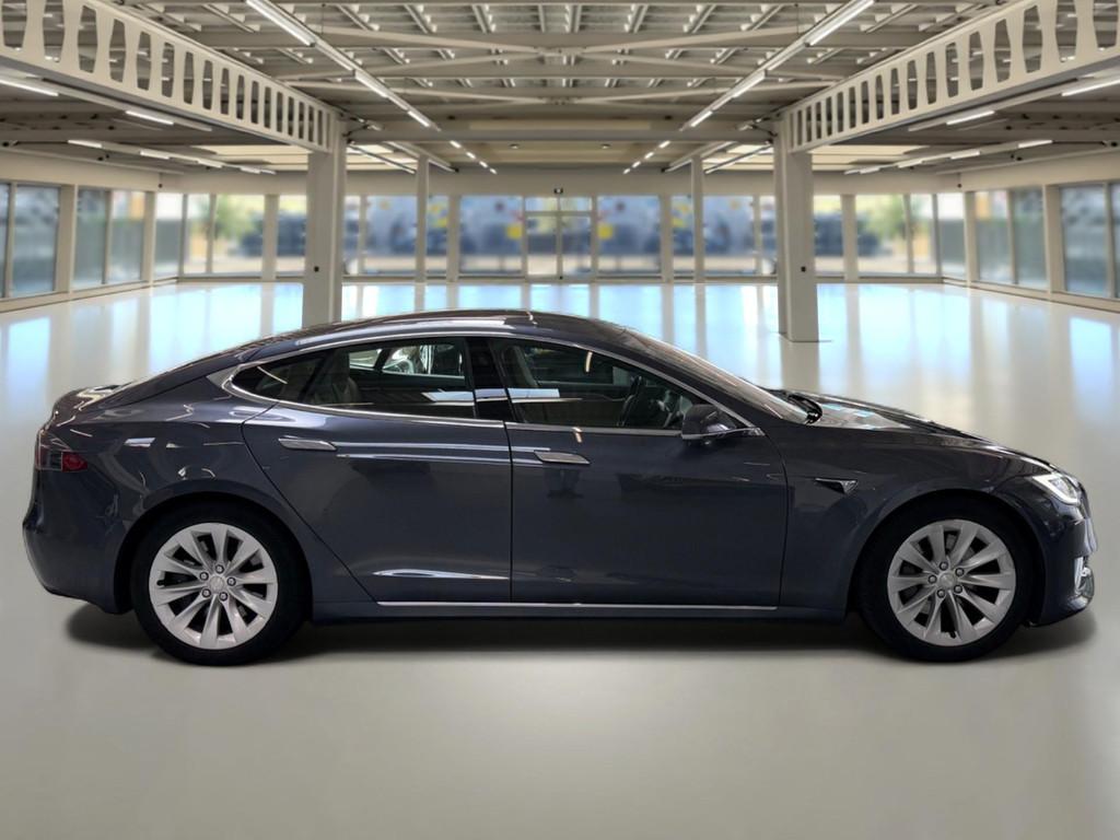 Tesla Model S 75D Base Autopilot/CCS/Panodak, Gebruikt, 490 km, Zilver of Grijs, Hatchback