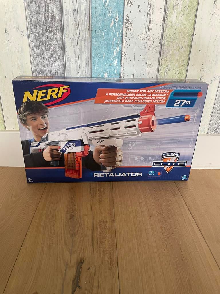 Nerf N-Strike Elite Retaliator Blaster, Ophalen, Zo goed als nieuw, Jongen of Meisje