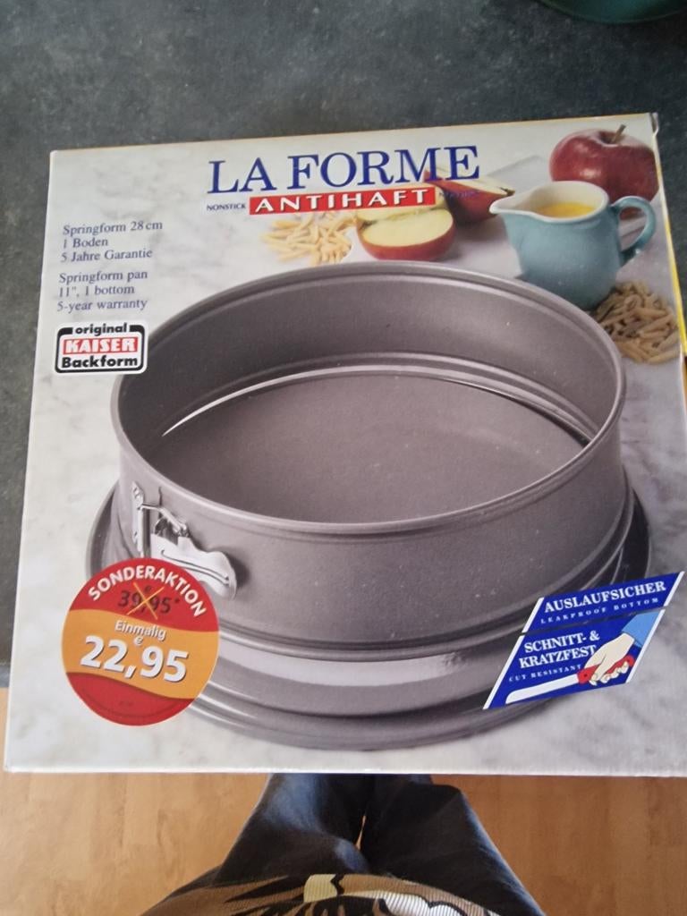 Kaiser La Forme Springvorm 28 cm - Anti-aanbak, Huis en Inrichting, Keuken | Keukenbenodigdheden, Overige typen, Nieuw, Ophalen of Verzenden