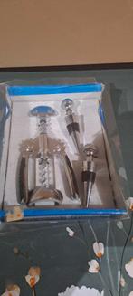 Kurkentrekker met 2 flessenstoppen, Ophalen of Verzenden, Nieuw