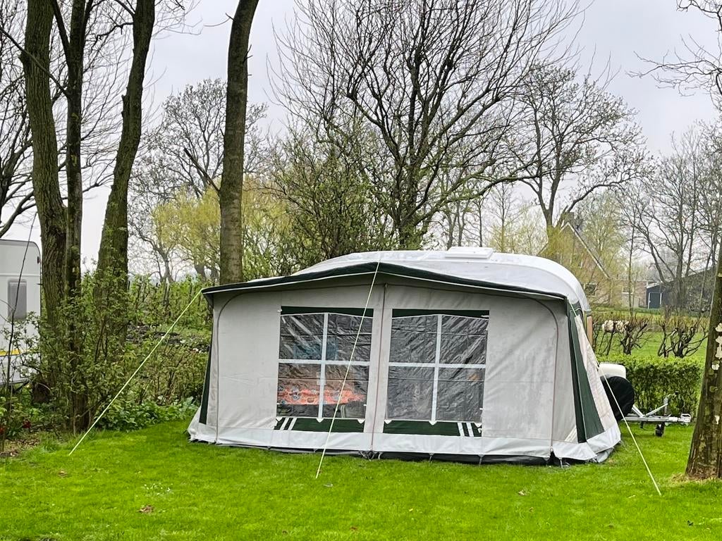 Voortent voor caravan - Ideaal voor kampeervakanties, Caravans en Kamperen, Voortenten en Luifels, Ophalen, Gebruikt, Polyester