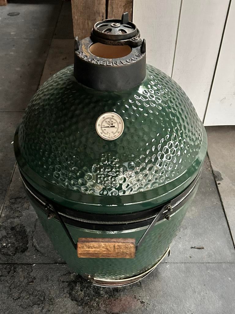 Big Green Egg Medium, Tuin en Terras, Ophalen, Gebruikt