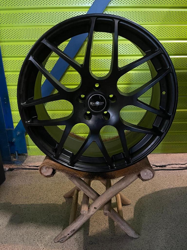 Evolution Velgen voor Tesla 5x120, Ophalen, Gebruikt, Personenwagen, Velg(en)