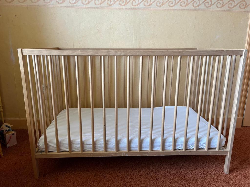 Kinderbedje, Kinderen en Baby's, Ophalen, Zo goed als nieuw, Minder dan 140 cm, Minder dan 70 cm