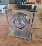 Imhof tafelklok metaal jubileum klok, Ophalen of Verzenden