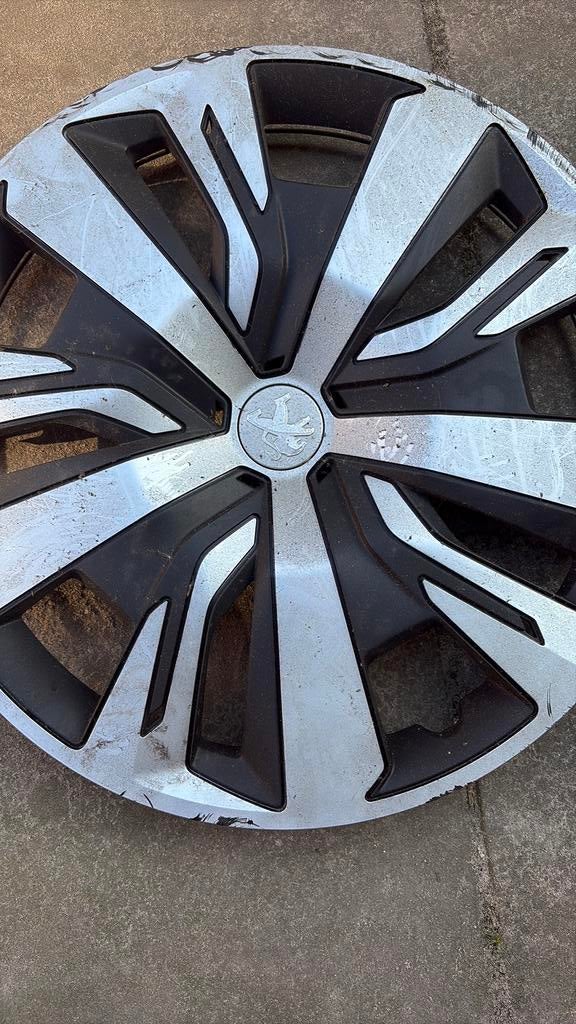 Peugeot wieldoppen, Auto diversen, Wieldoppen, Ophalen, Gebruikt