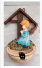 Mooi antiek wijwater bakje 15 x 8 cm, Ophalen of Verzenden