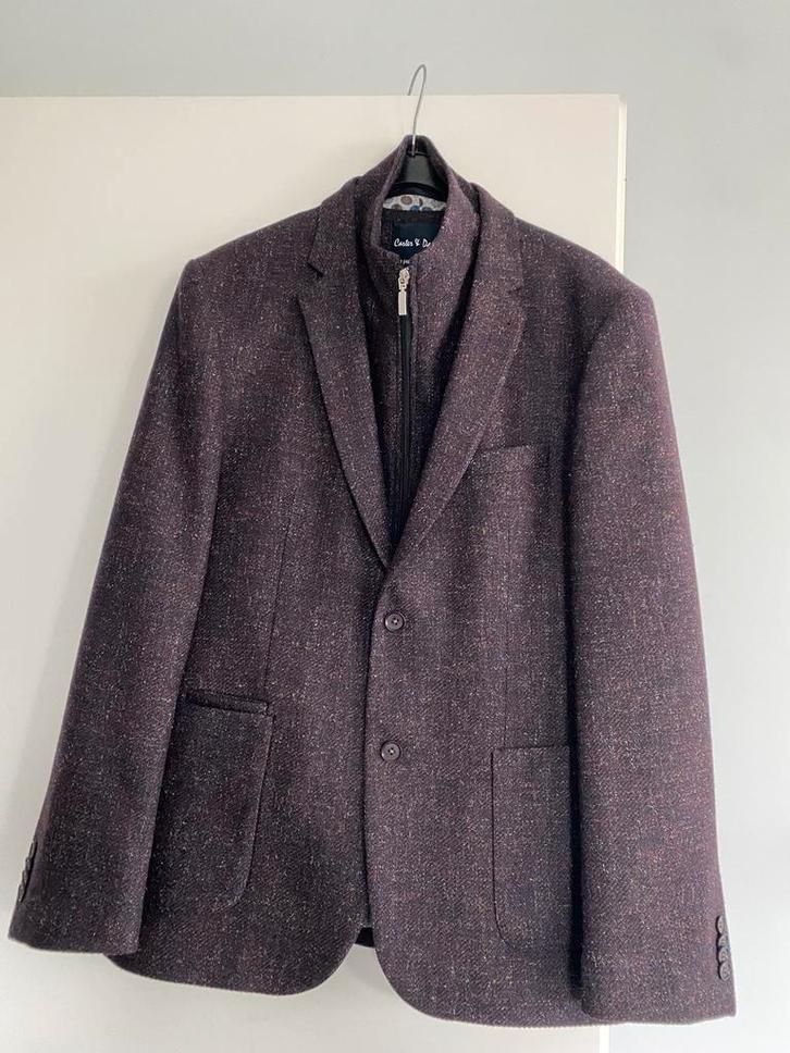 Kolbert maat 54 nieuw!, Kleding | Heren, Kostuums en Colberts, Zo goed als nieuw, Maat 52/54 (L), Rood, Ophalen of Verzenden